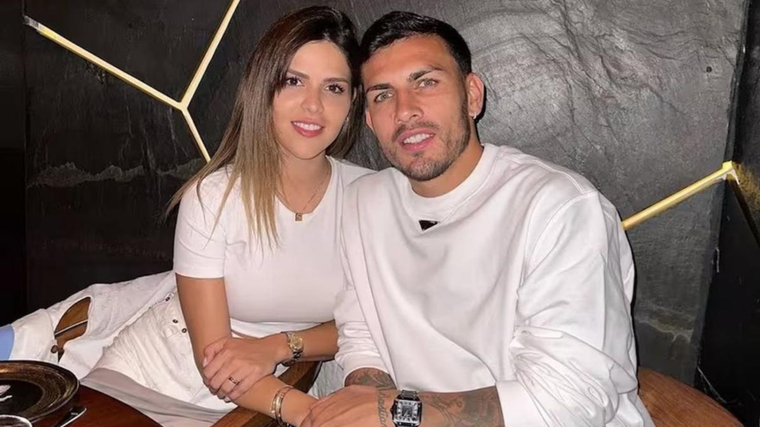 Leandro Paredes y Camila Galante 