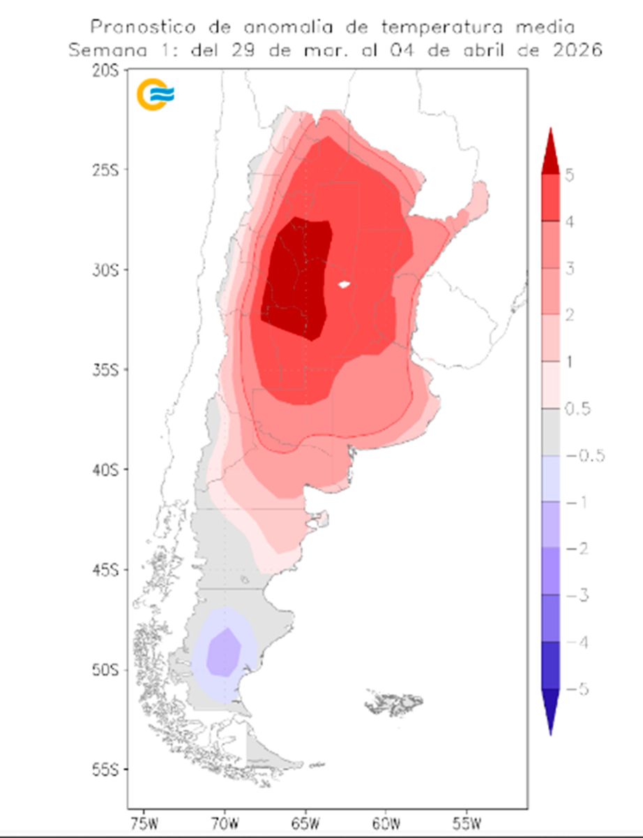 Mapa de temperaturas 