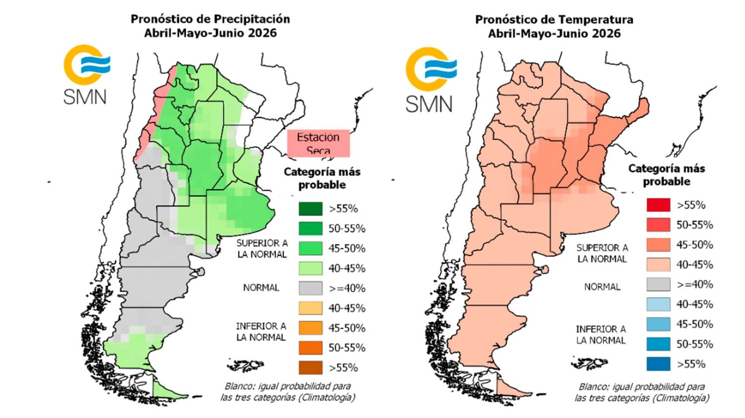 Lluvia y temperaturas altas 