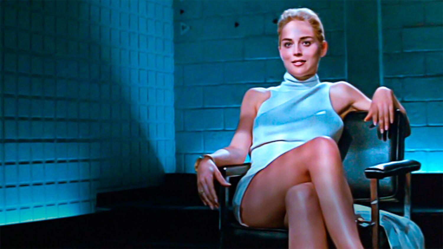 Sharon Stone en Bajos Instintos 