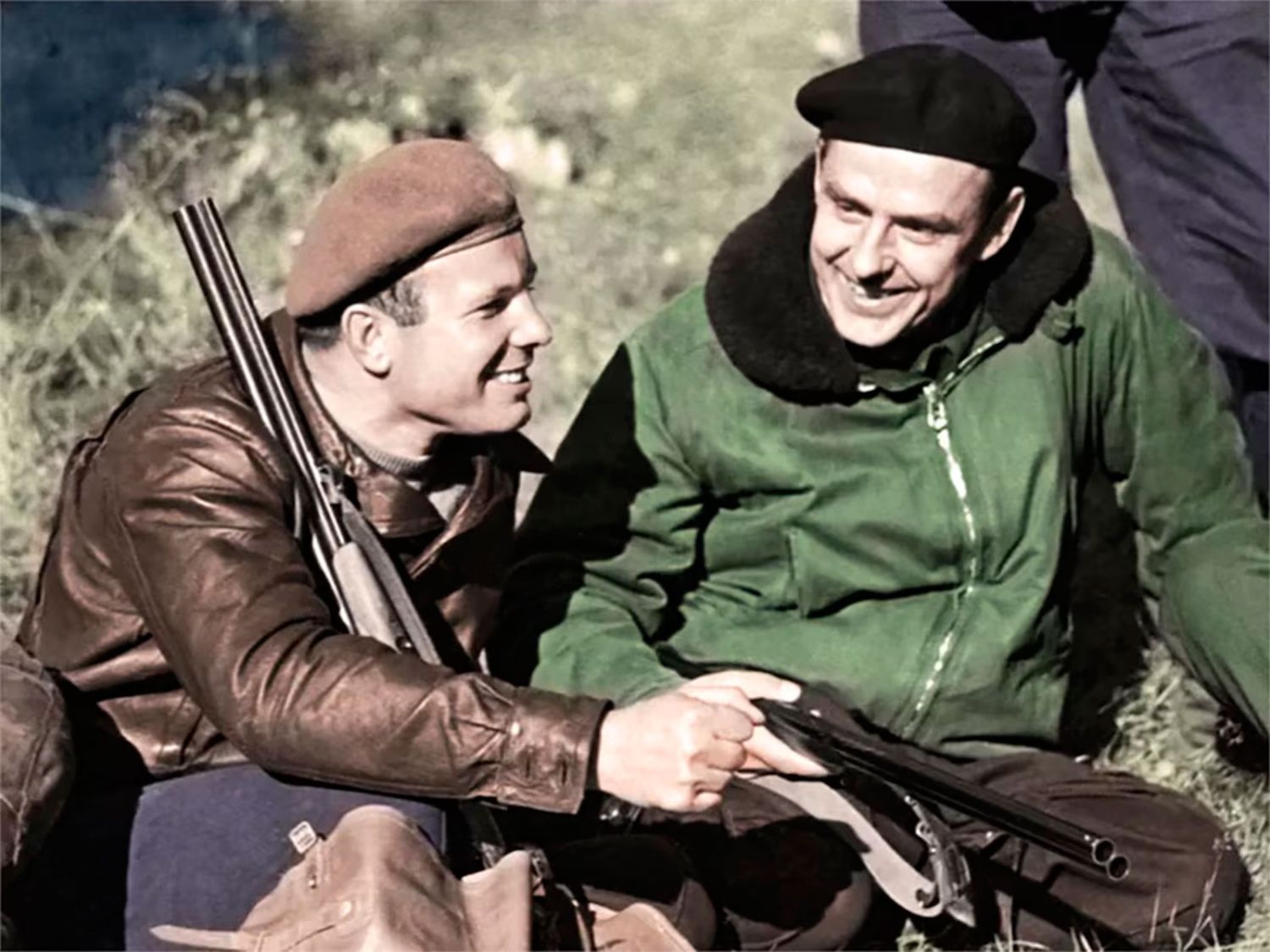 Komarov y Gagarin en 1966 