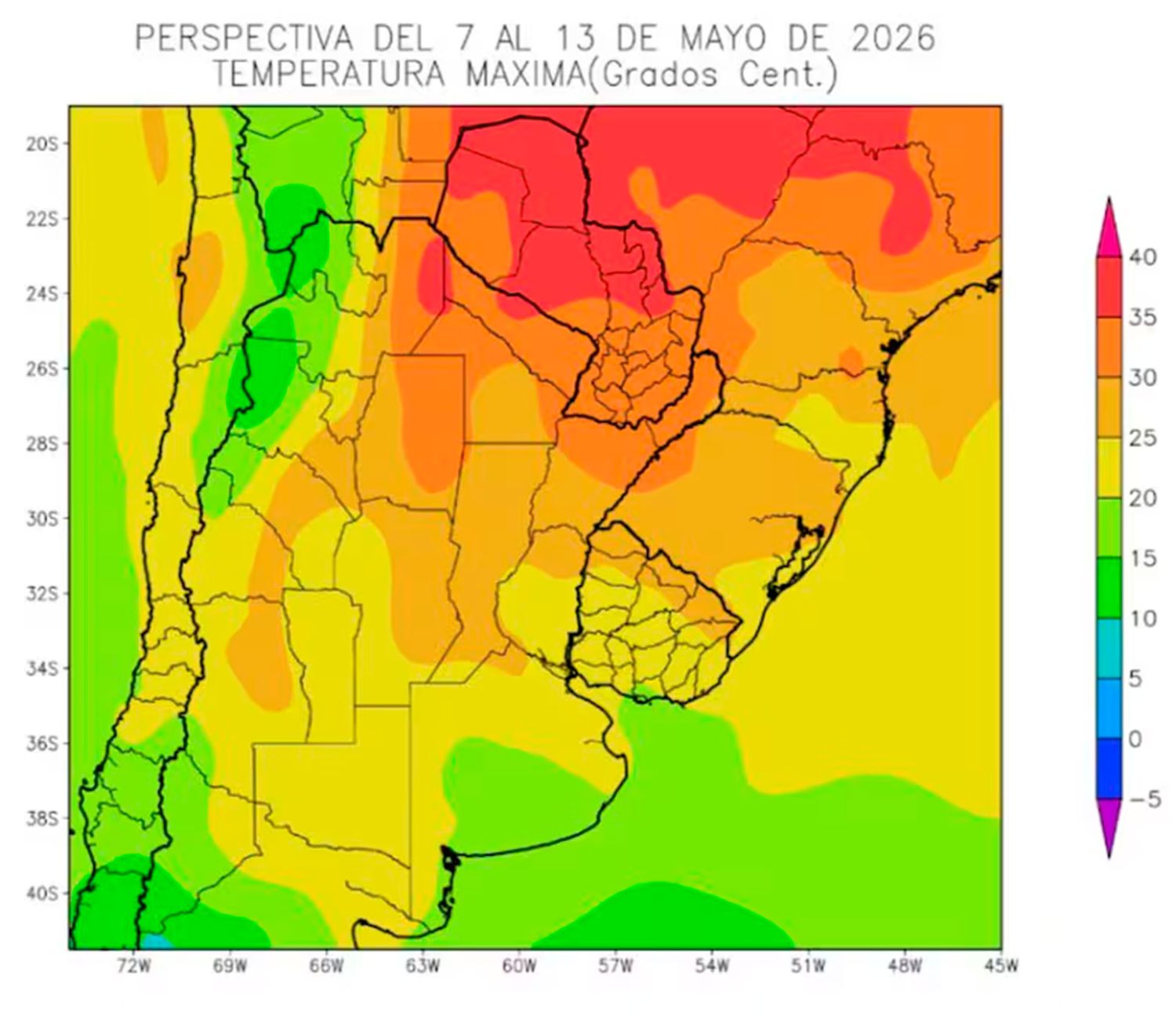 Temperaturas por arriba del promedio 