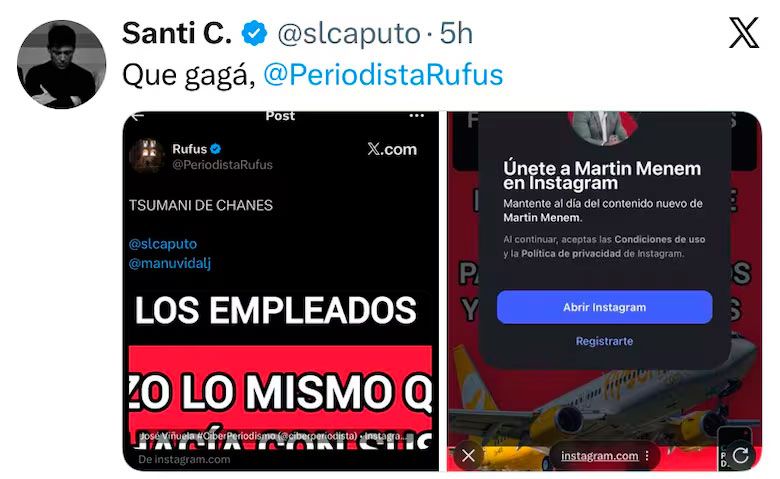 Caputo en X 