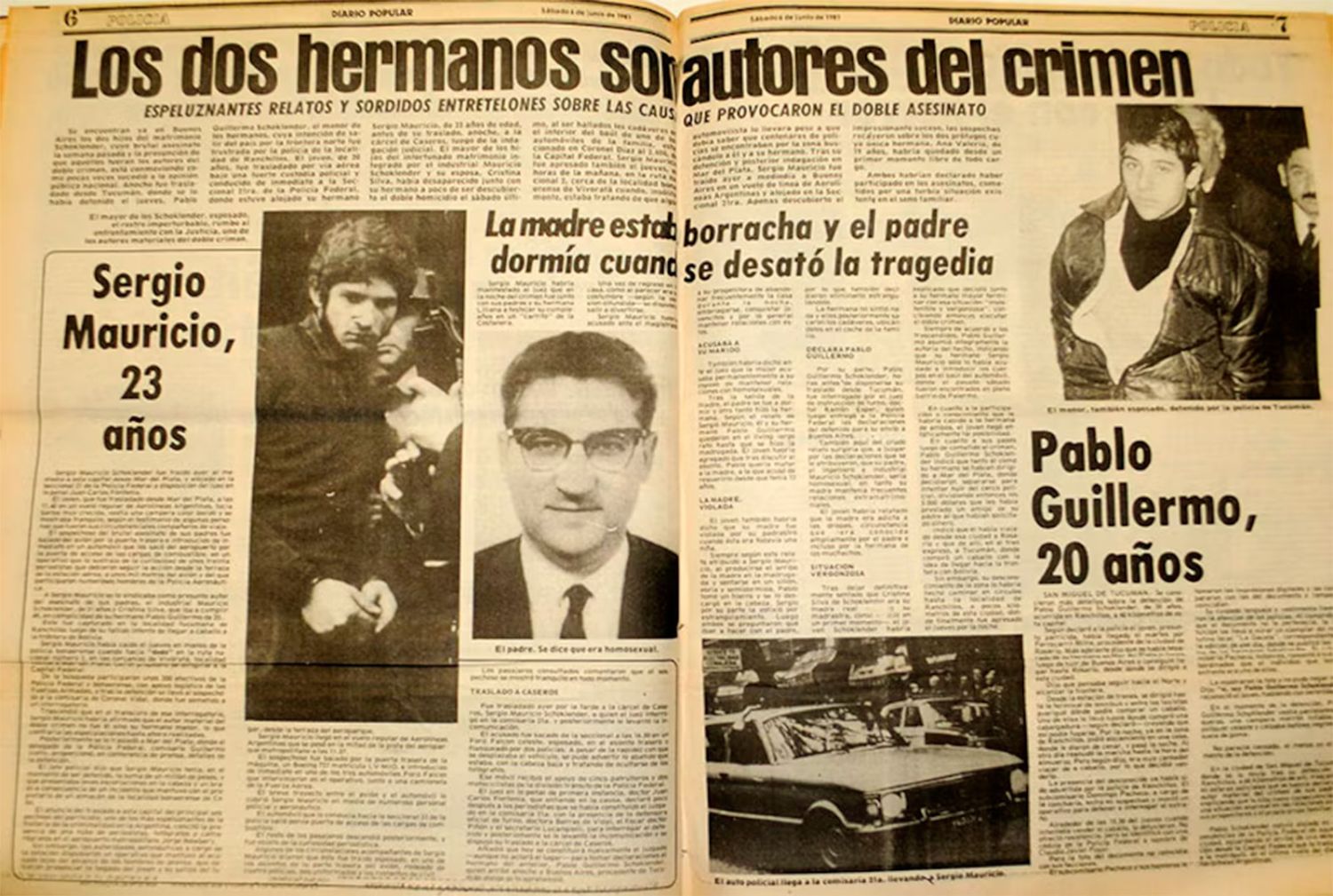 Un diario contando el caso 