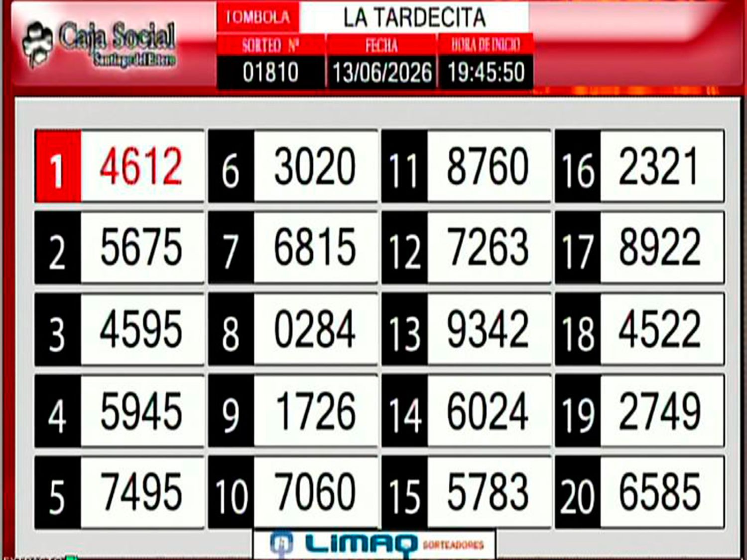 Tardecita 