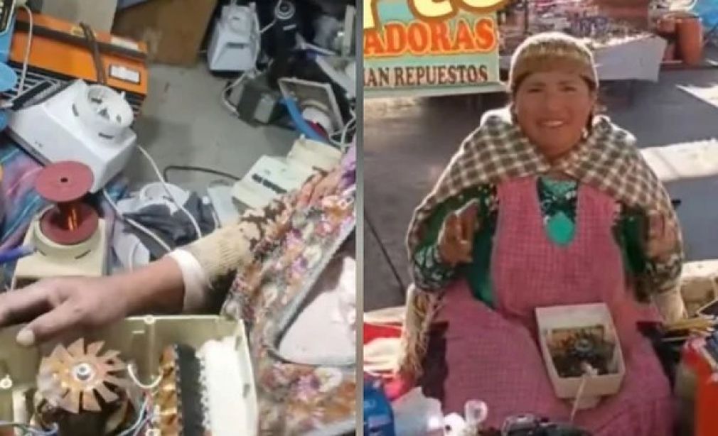 Doña Mary, la reparadora de licuadoras que triunfa en TikTok