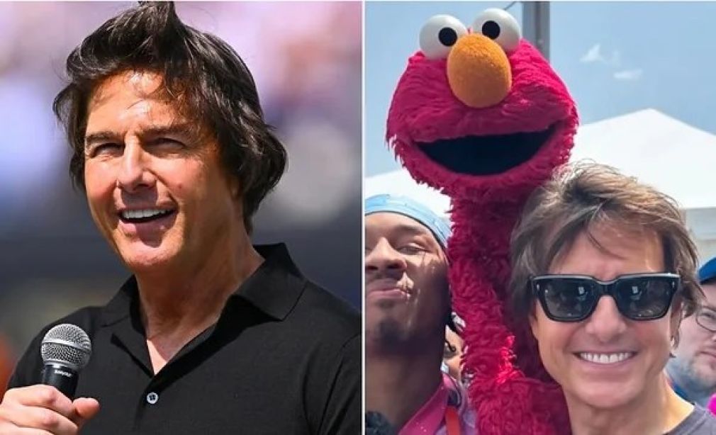 Tom Cruise deslumbra al conocer a Elmo en la final del Mundial 2026