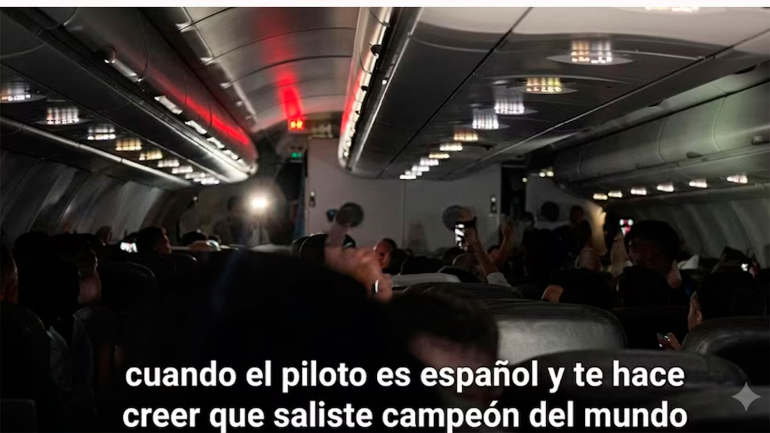 La broma de un piloto español que hizo festejar a pasajeros argentinos y desató la polémica - Diario Panorama