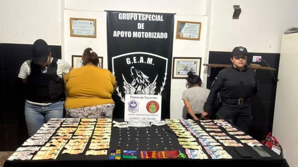 Detención de dos mujeres por narcomenudeo en San Miguel de Tucumán - Diario Panorama