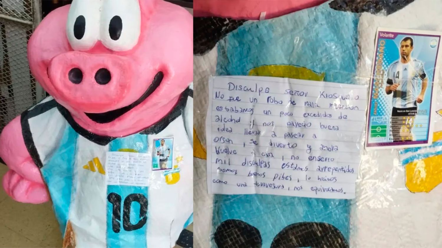 Devolvieron a Orson con una carta 