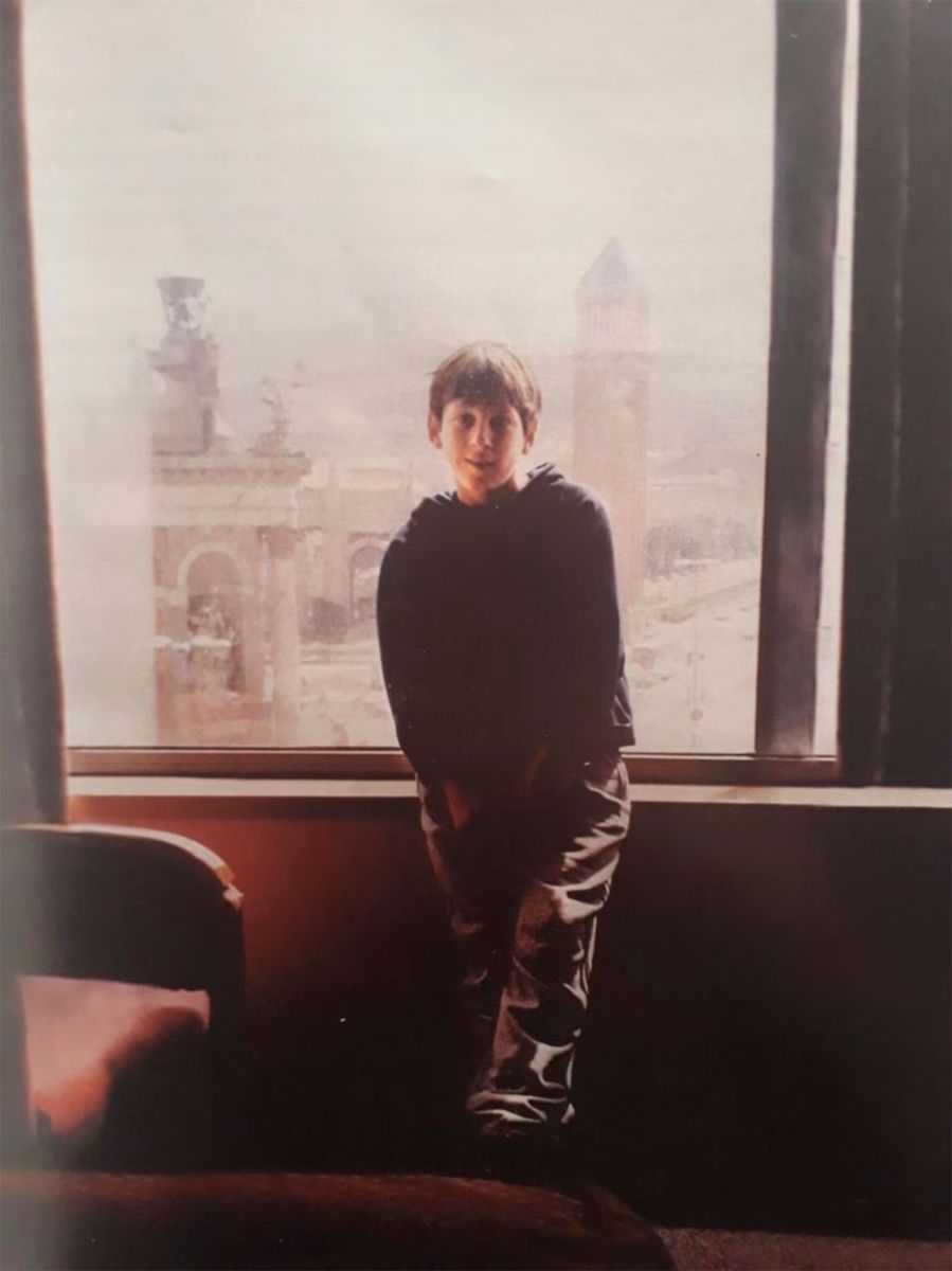 La primera foto de Lionel 