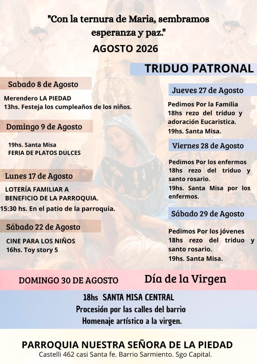 Flyer de la Festividad Patronal