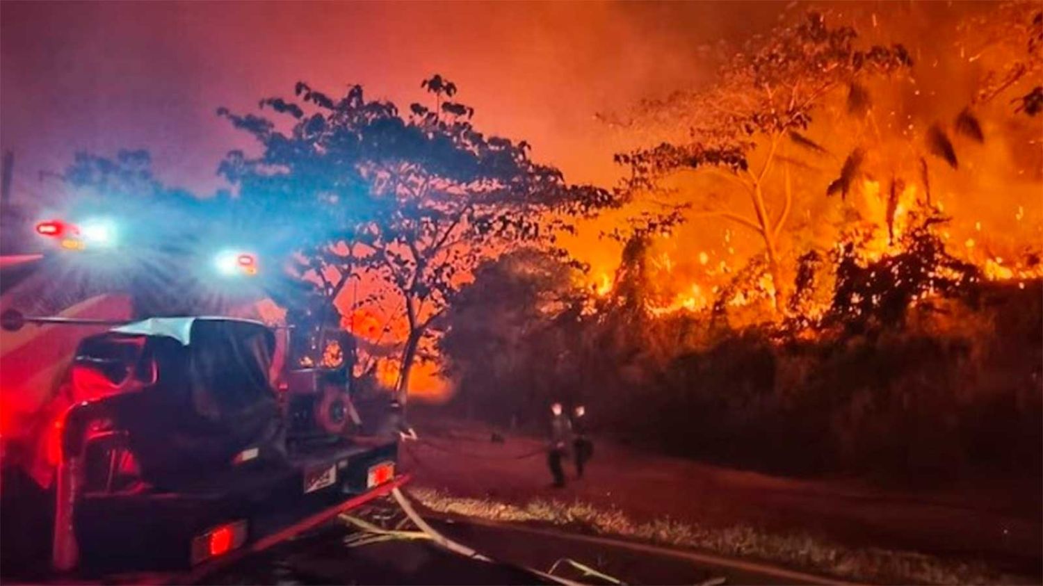 Medellín bajo fuego: enfrenta cuatro incendios forestales simultáneos en distintos puntos de la ciudad