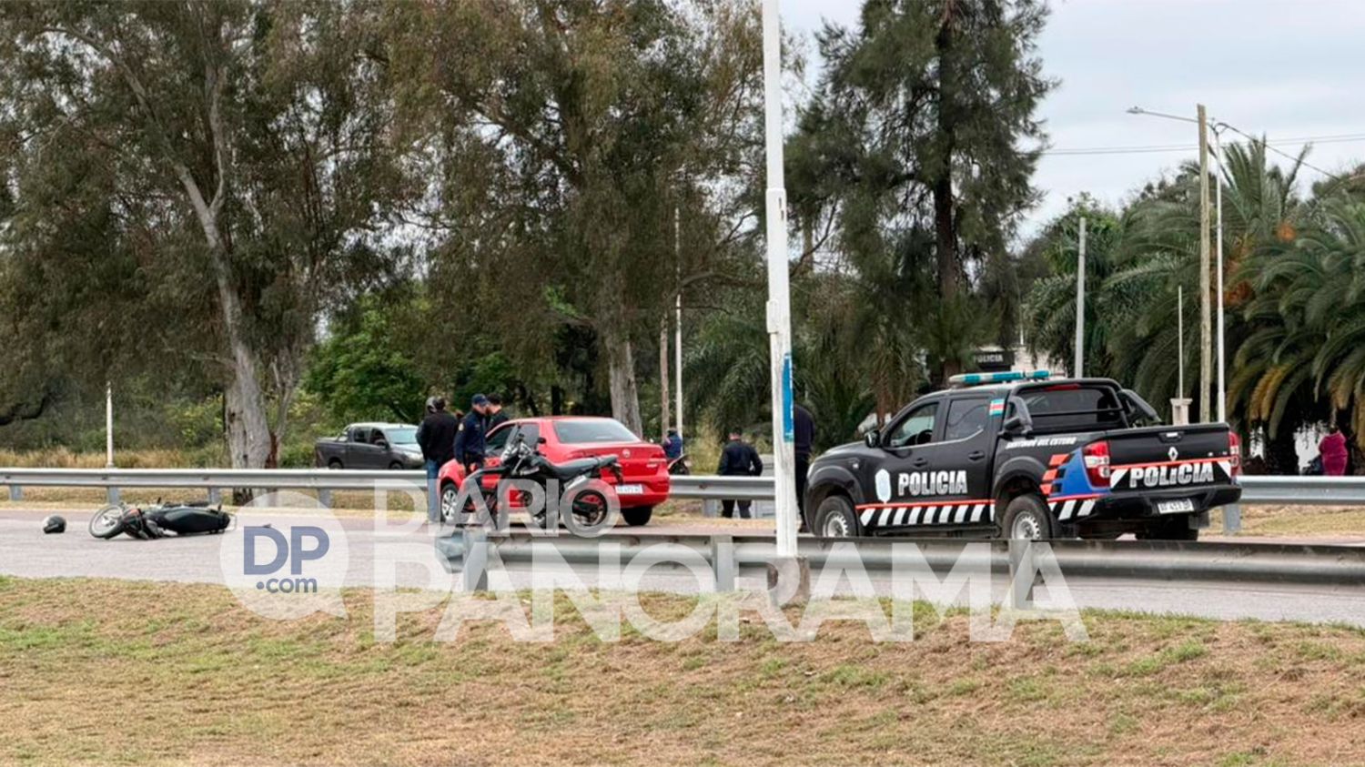 La Policía en el lugar 