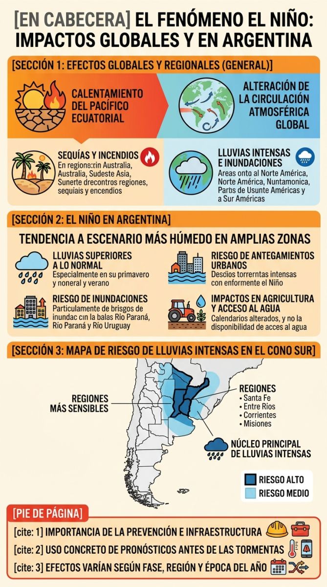 El Niño. Imagen generada por IA 