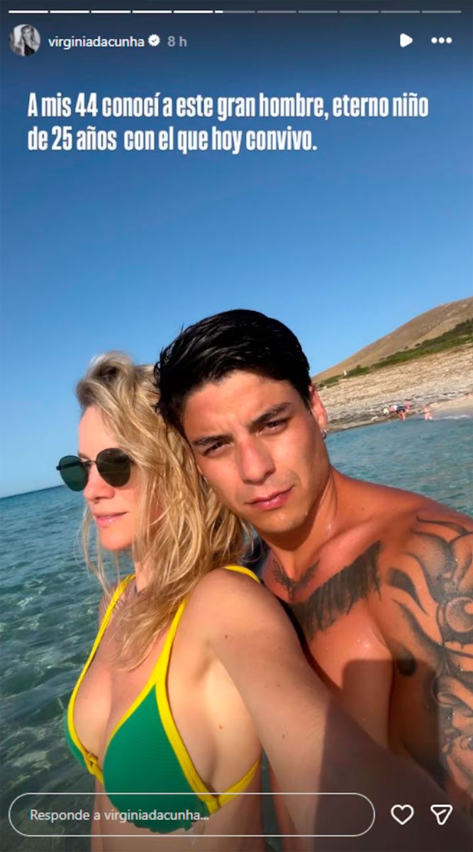 Virginia y su novio 