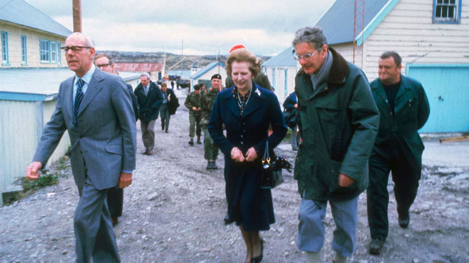 Thatcher en Malvinas  