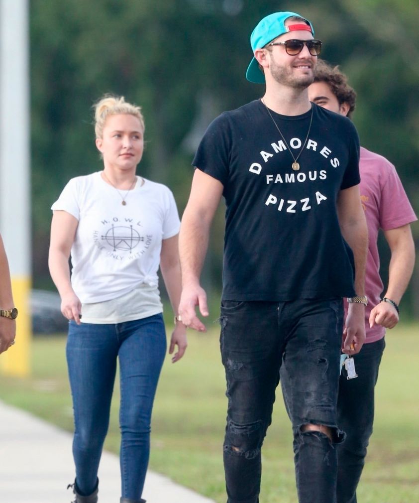 Hayden Panettiere y Brian Hickerson. 