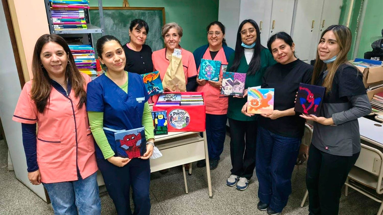 “Te Pinto un Héroe”: el arte como abrazo de esperanza para niños que atraviesan tratamientos de salud