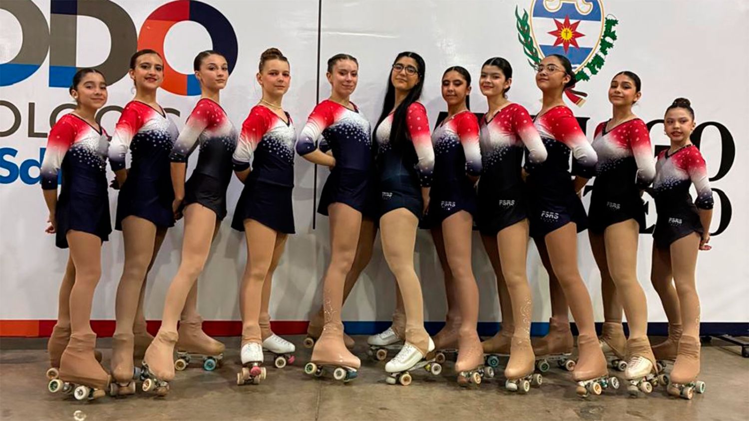 Patinadoras del Club Patín Belgrano