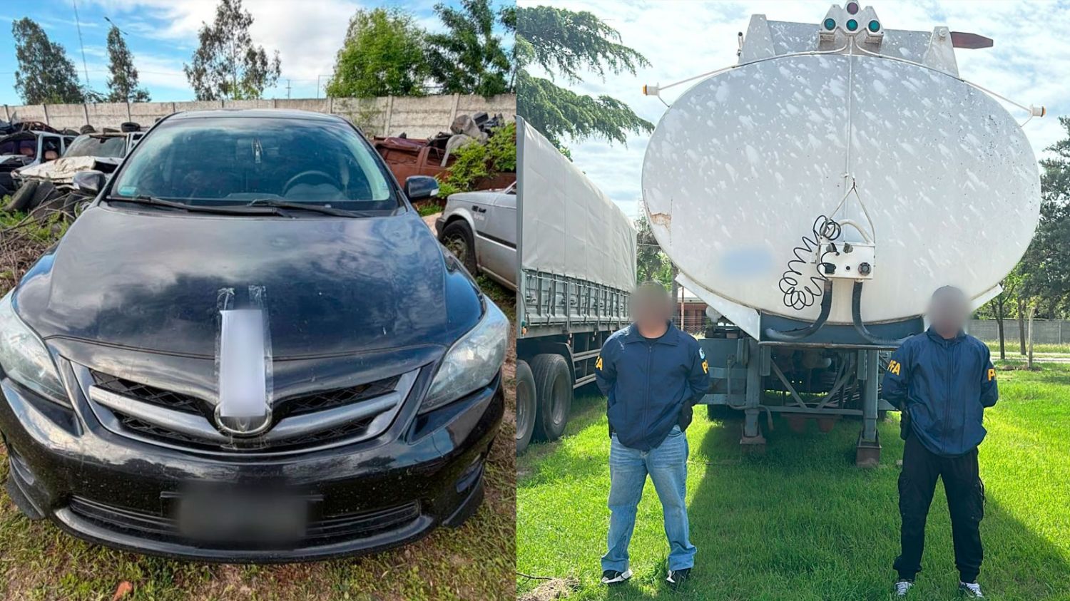 Vehículos secuestrados 